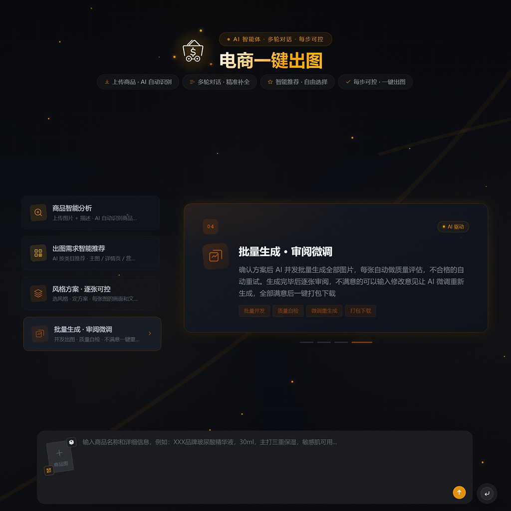 菁选灵创 - AIGC系统架构图